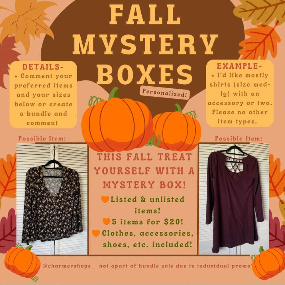 🍂LIMITED TIME🍂 Fall Mystery Box PERSONALIZED